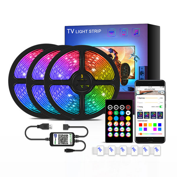 BLUETOOTH 5V TV LED TRAK 3М Z USB, KOMPL