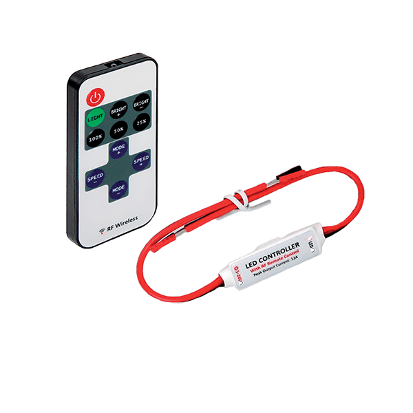 RF MINI LED BREZŽIČNI DIMMER 5A z daljinskim upravljalnikom
