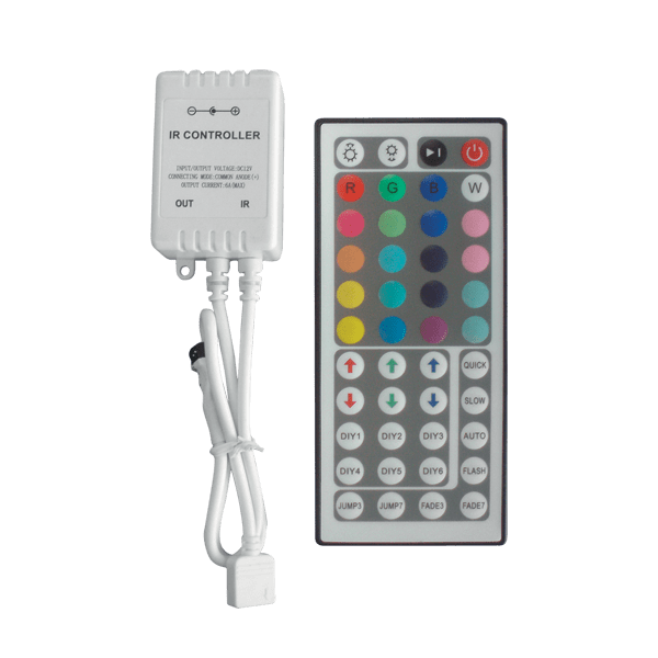LEDRGB KONTROLER 12V 6A IR-44 TIPKE