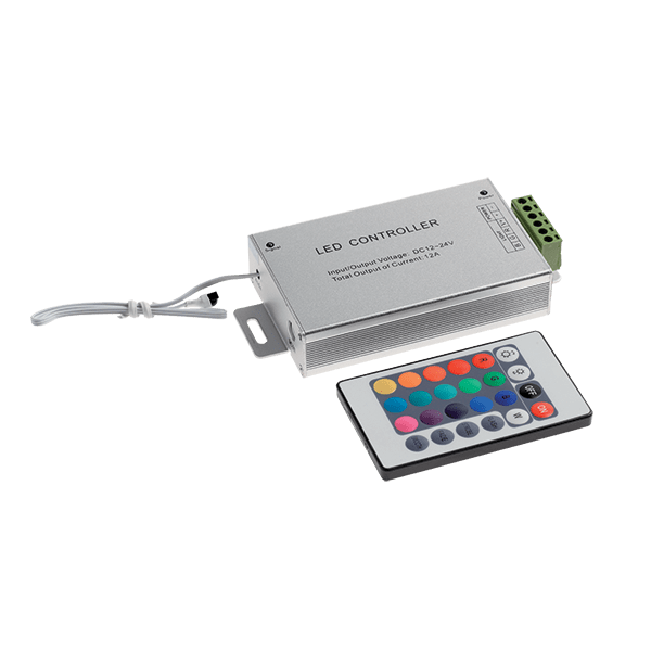 RGB LED KONTROLER IR - 24 TIPKE 12V 12A