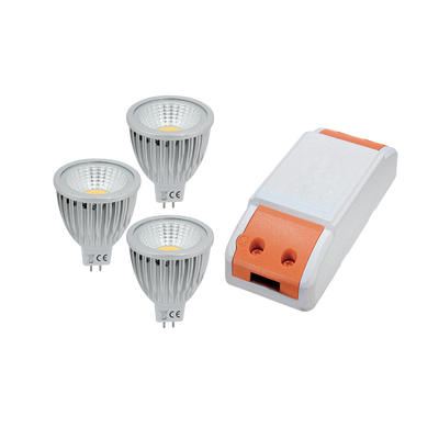 LED GONILNIK 18W Z 3X LED3 3W MR16 4000K