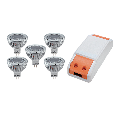 LED gonilnik 18W z 5X LED1 3W MR16 2700K – Elbrand