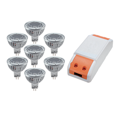 LED GONILNIK 24W Z 7X LED1 3W MR16 2700K