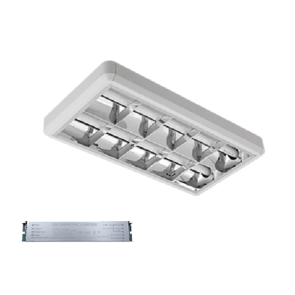 LENA-V Z LED (600MM) 2X9W 6400K ZA NADOMETNO MONTAŽO 630X330mm Z ZASILNIM MODUL