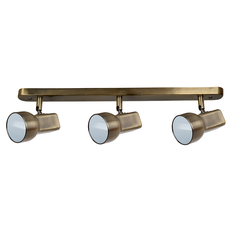 JIM SPOT SVETILKA 3XE27 ANTIK MEDENINA L560mm
