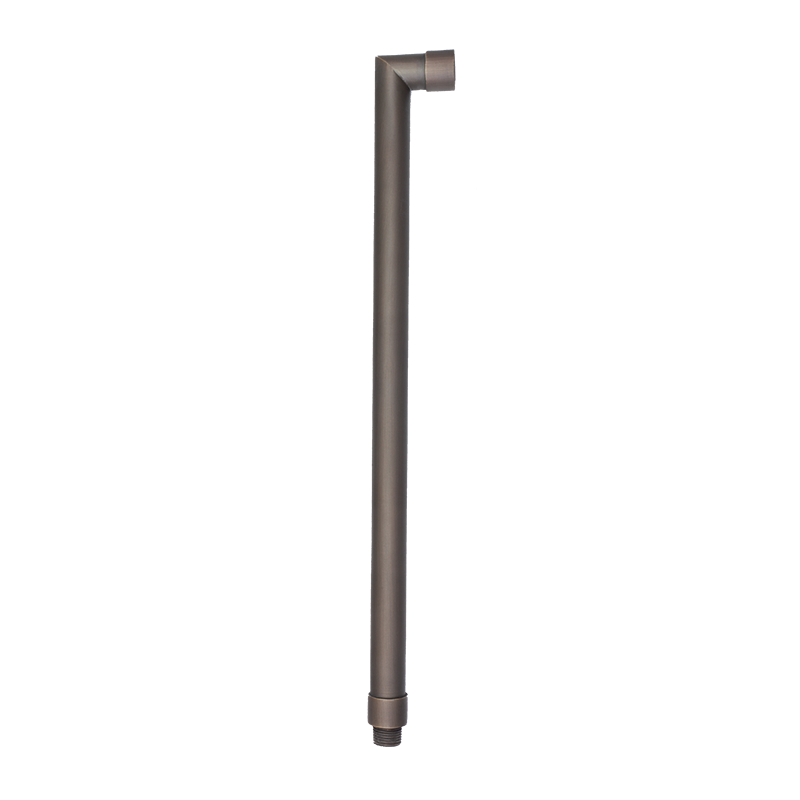STEBRIČEK ZA VRTNE SVETILKE Antični bron H457mm