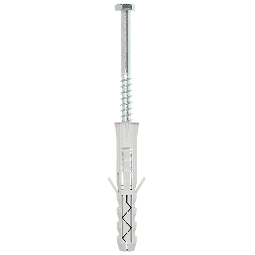 PLUG WITH SCREW Wkret-met BK 10X60/120 5pcs/bl
