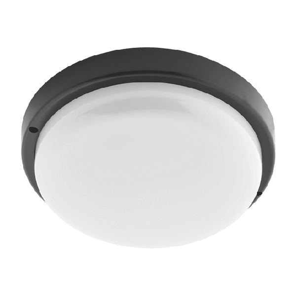 LED Stropna svetilka 15W 4000K IP54 črna
