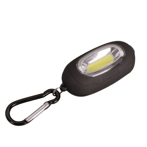 Obesek za ključe z lučko E-5903 1.5W COB ČRN