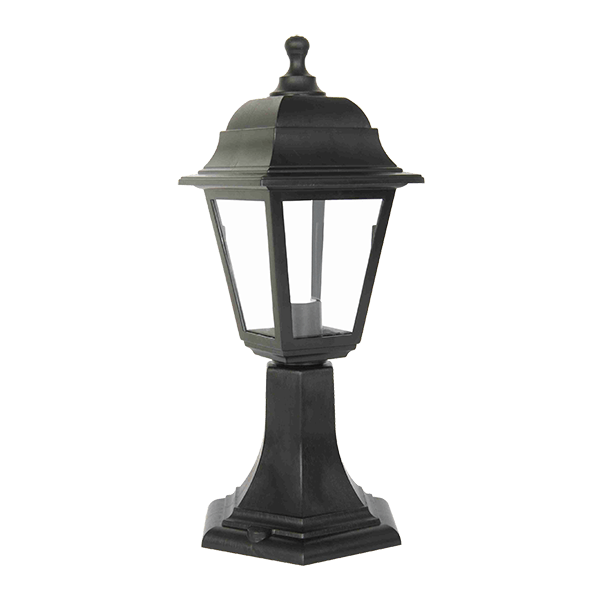 KEVIN STOJALO ZA LAMPION 1XE27 ČRNO H415 IP44
