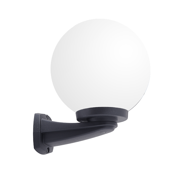 NARDO 250 GARDEN WALL LAMP 1XE27 IP55 BLACK