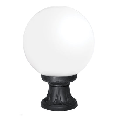 Globe 250 opal vrtna talna svetilka 1XE27 IP55 črna