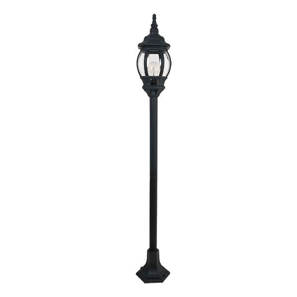 JAMES STOJALO ZA LAMPION 1XE27 ČRNO H1320 IP44
