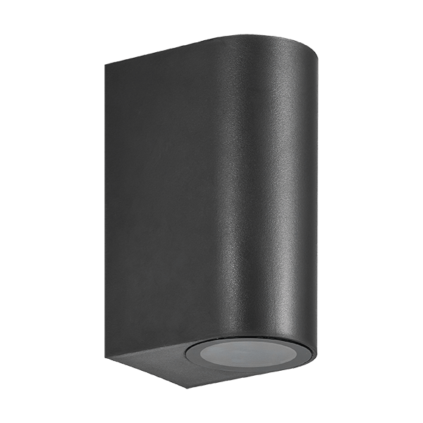 GRF327 FASADNA ARMATURA 2XGU10 IP54 ČRNA
