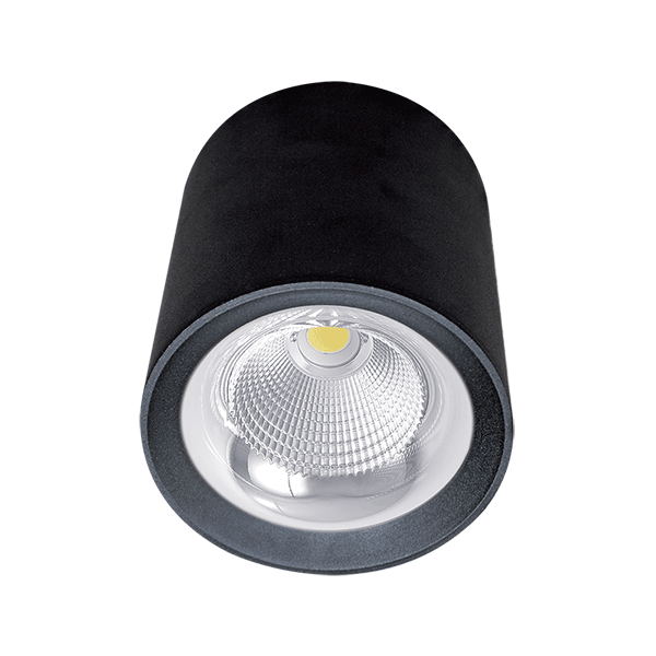 Flcom LED stropna svetilka za nadometno montažo 10W 230V 4000K 60° črna