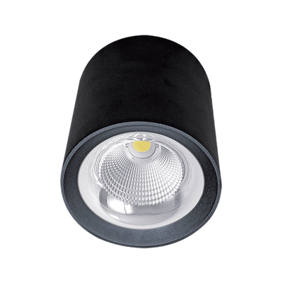 Flcom LED stropna svetilka za nadometno montažo 10W 230V 4000K 60° črna