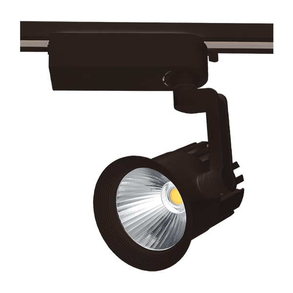 SKY TL5016 COB Reflektor za tokovno tirnico 30W 6400K 60° črni