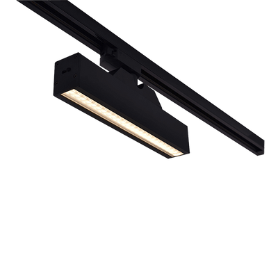 REFLEKTOR ZA TOKOVNO TIRNICO T30 2-LINIJE 12W 30&degCCT ČRNI