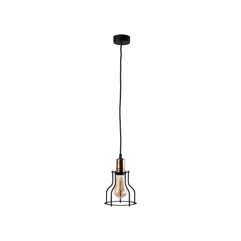 CLIVE VISEČA 1xE27 ČRNA