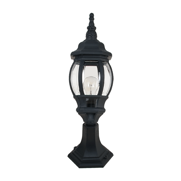 JAMES STOJALO ZA LAMPION 1XE27 ČRNO H529 IP44