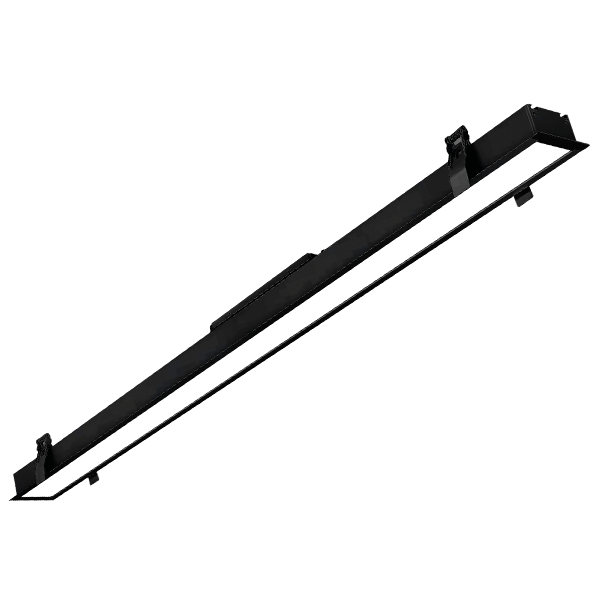 ELMARK LED PROFIL VGRADNI 600mm 24W 4000K ČRNI