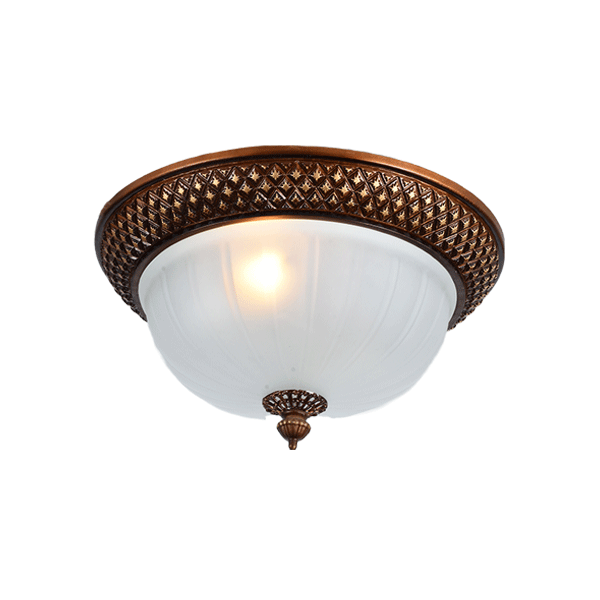 PETRA S STROPNA SVETILKA 2XE27 320mm BRONASTA