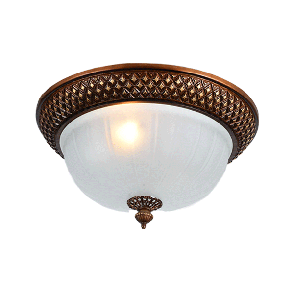 PETRA M STROPNA SVETILKA 2XE27 380mm BRONASTA