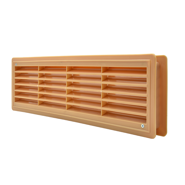 EL02-130 DOOR GRILLE 115x430MM, BEIGE