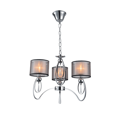 Mery lestenec 3XE27 krom D600X480mm