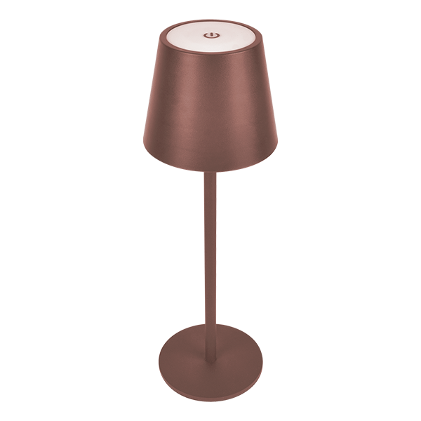 ZARA DIMMABLE TABLE LAMP 3W WITH BATT. IP44,COPPER