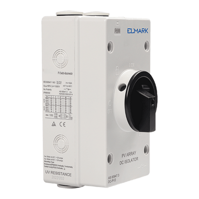 EL-DC 4P/32A DC ISOLATOR 4 SERIES-2 STRINGS, IP65