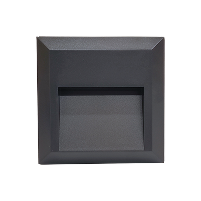 GRF52 LED Zunanja stenska LED svetilka 1.5W 4000K IP65 temno siva