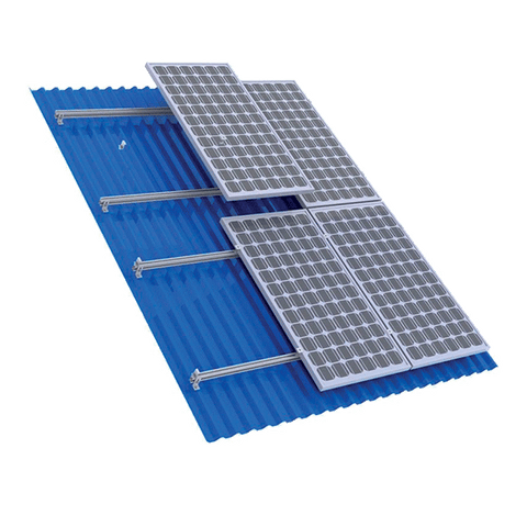 STRUCTURE FOR SANDWICH ROOF 580W PANEL 8kW,SET