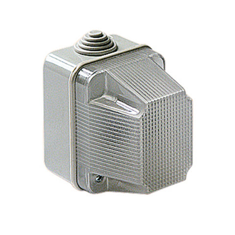 EC320 SURFACE WARNING LIGHT IP55 TRANSPARENT