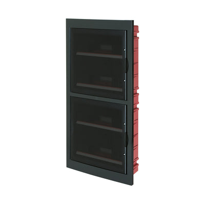EC630 FLUSH MOUNT. ENCLOSURE 72 MOD. (4X18) BLACK