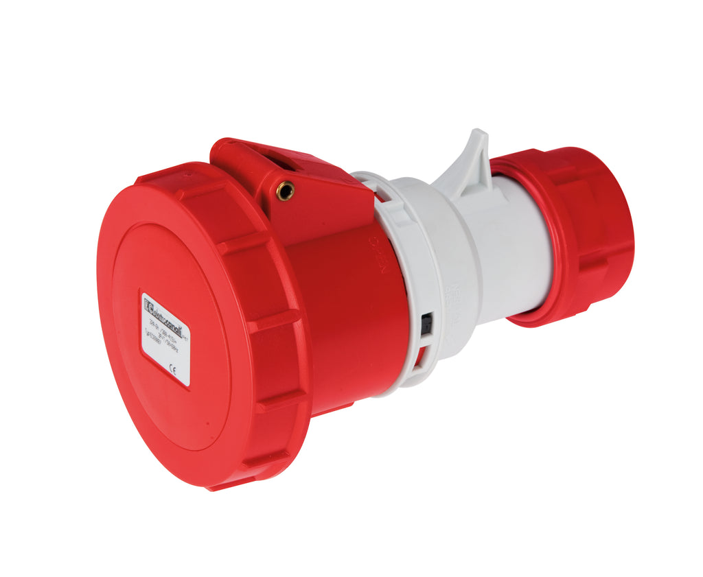 EC690 STRAIGHT SOCKET 63A IP67 3P+E 380-415V