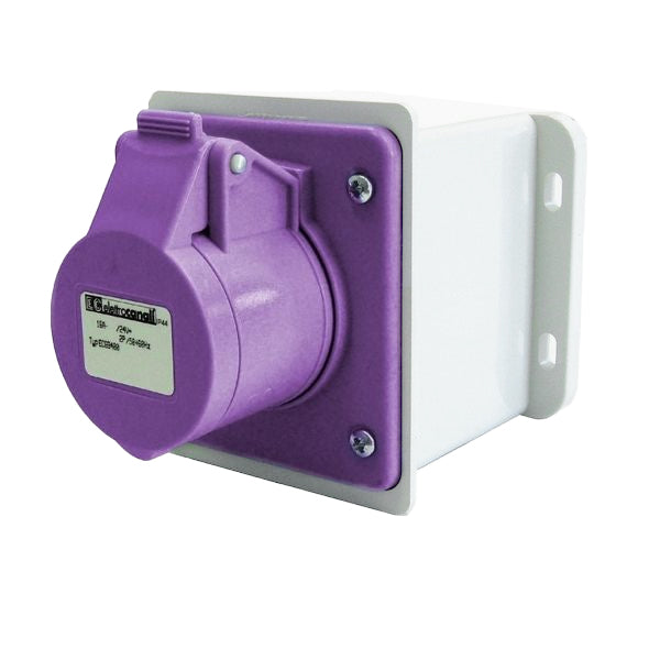 EC690 SURFACE MOUNT. SOCKET 16A IP44 3P 24V AC