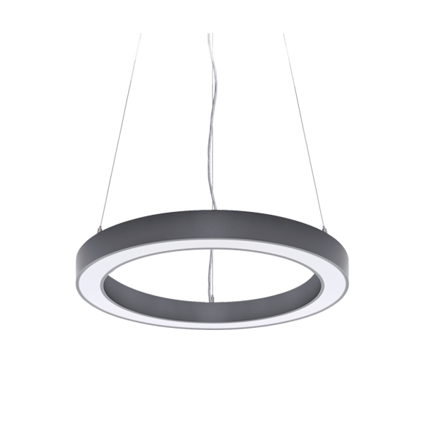 VISEČA LED SVETILKA RINGS 50W 4000K D1000 SIVA