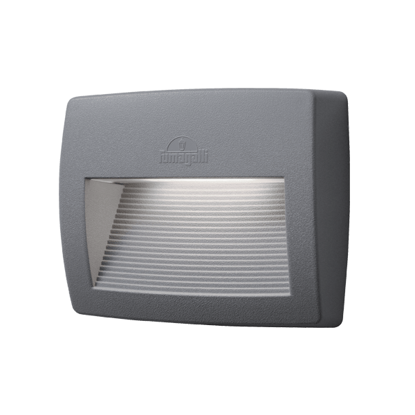 Lorenza 190 LED stenska svetilka 7.5W CCT 4000K IP55 siva