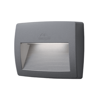 Lorenza 190 LED stenska svetilka 7.5W CCT 4000K IP55 siva