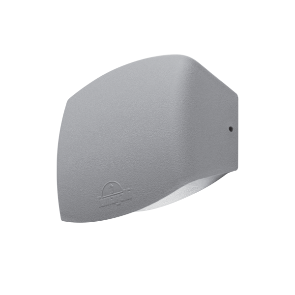 Abram 190 LED stenska svetilka 7.5W CCT 4000K IP55 siva