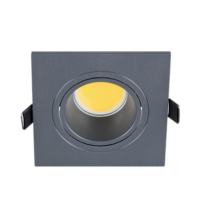 LED PLASTIČNA KVADRATNA SPOTLAMPA COB 7W 2700-3000K GRAFIT