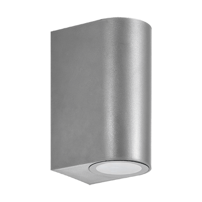 GRF327 fasadna armatura 2XGU10 IP54 siva