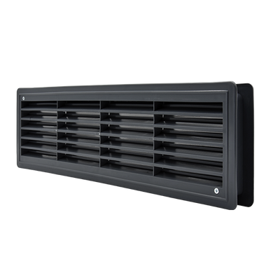 EL02-125 DOOR GRILLE 115x430MM, GRAPHITE