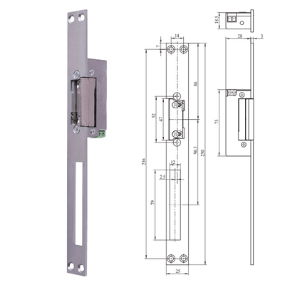 ELEKTROMAGNETNI STAVKA KROŽNIKI 6-12V AC/DC