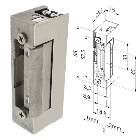 ELEKTROMAGNETNI STAVKA KROŽNIKI 8-16V AC/DC