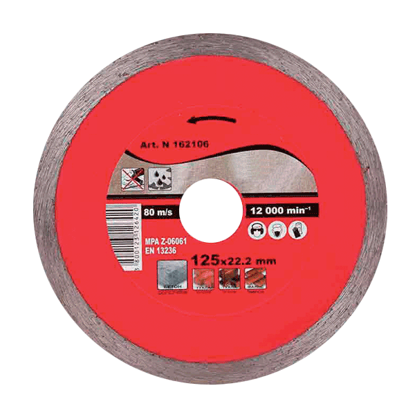 DIAMANTNI DISK ZA REZANJE MOKREN 125Х22.2 mm