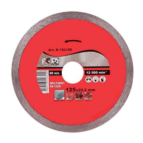 DIAMANTNI DISK ZA REZANJE MOKREN 125Х22.2 mm