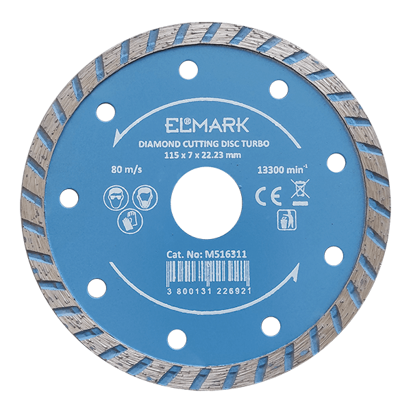DIAMANTNI DISK ZA REZANJE TURBO 115x22.2 mm