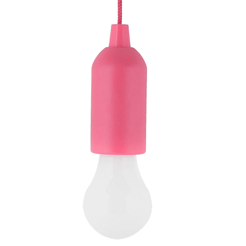 Baterijska viseča LED svetilka E-6621 1W roza